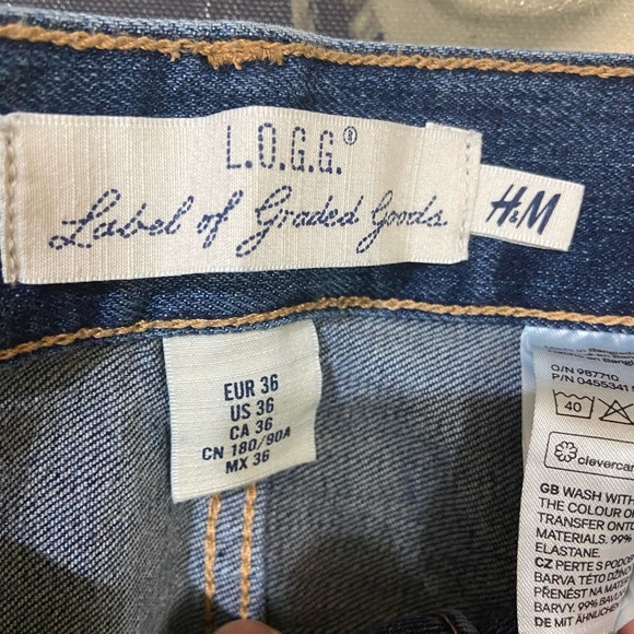 6️⃣5️⃣0️⃣ H&M Skinny Fit Denim. Size - EUR 36 - Picture 14 of 14